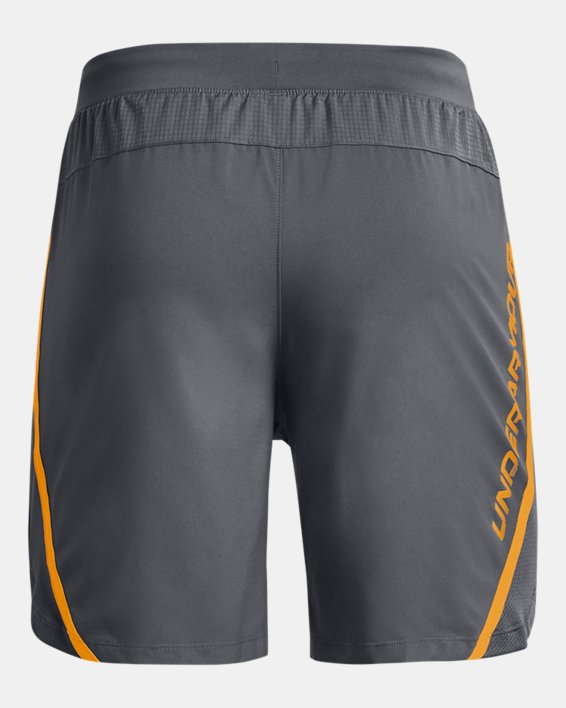 Men's UA Launch 7'' Graphic Shorts in Gray image number 7